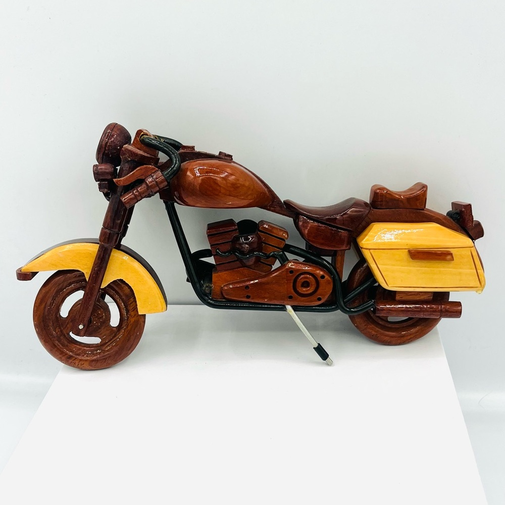 Wooden Hawaiian Motorcycle